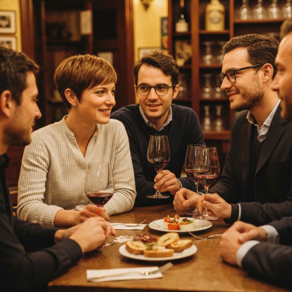 Aperitivo conviviale al banco